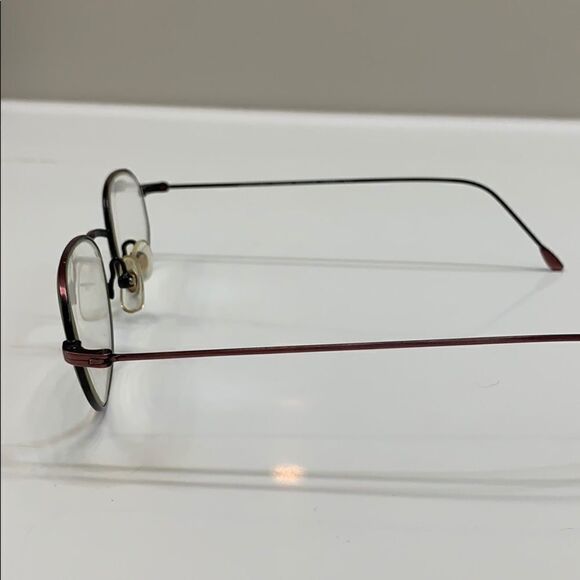 🌷Geoffrey Beene Eyeglass Frame Full Rim Burgundy - Picture 4 of 8